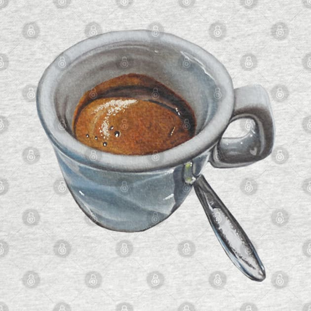 Coffee cup drawing by cristianvan